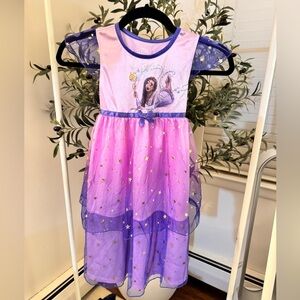 Disney “Wish” Purple and Pink Fairy Dress with Star Accents